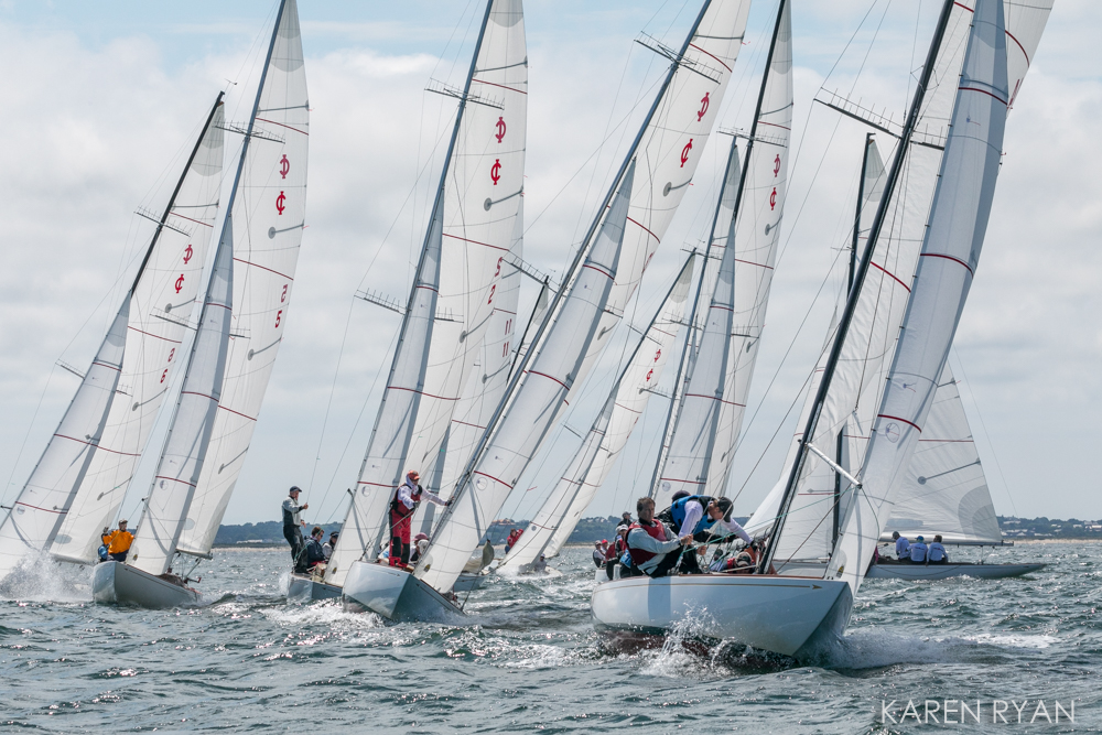 IODs rounds the weather mark during Nantucket's Celebrity Regatta